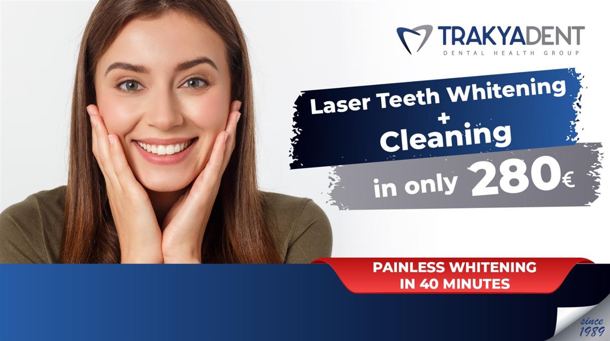 Laser Teeth Whitening and Cleaning Campaign